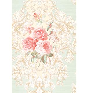 Seabrook Designs CM10302 Camille Acrylic Coated Traditional/Classic Wallpaper